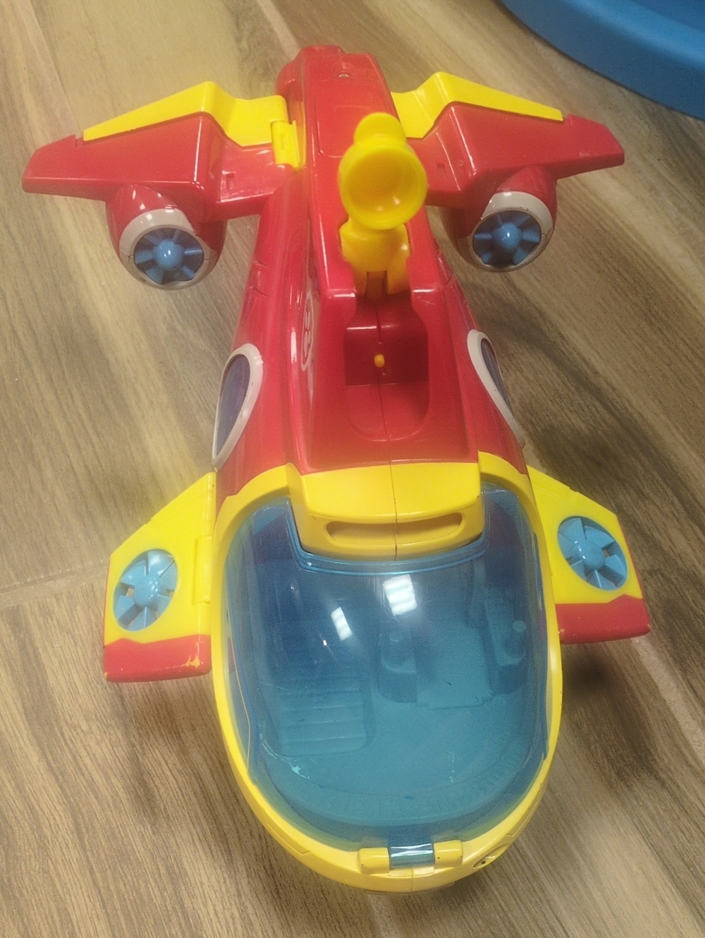 Paw Patrol Red and Yellow Rescue Jet with Blue Cockpit